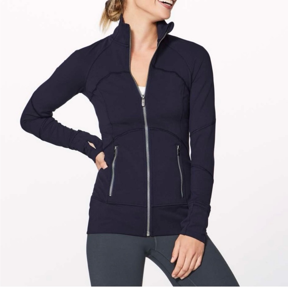 Lululemon Blue Zip Up Active Workout Jacket